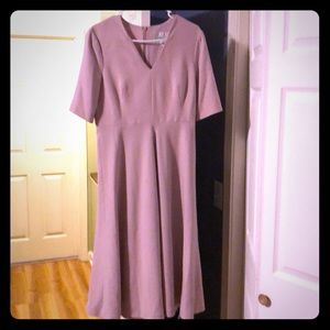 Size 10 LKBennett rose wool dress